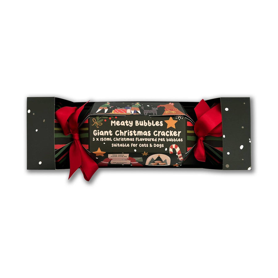 Meaty Bubbles Giant Christmas Cracker 3 x Christmas Flavours