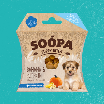Soopa Pets Puppy Healthy Training Bites: Banana & Pumpkin