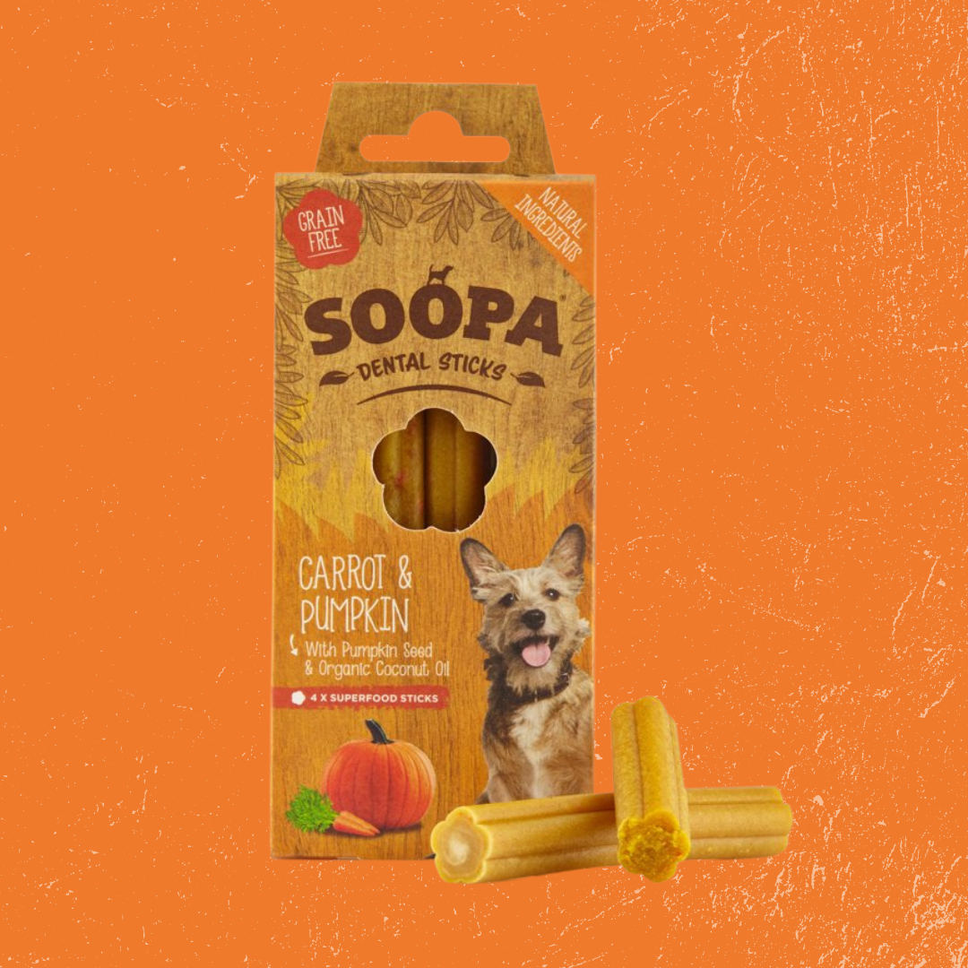 Soopa Pets Dental Sticks: Carrot and Pumpkin